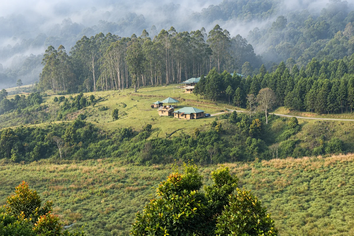 Pampadum Shola Park near Vattavada